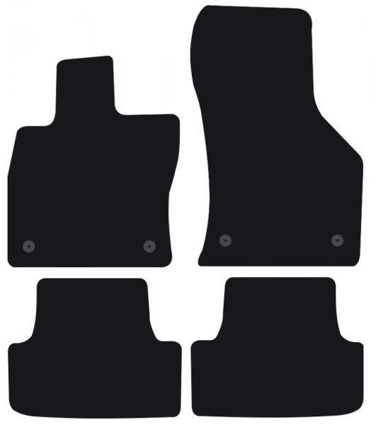 Alfombrillas Cora Tailor para Audi A3 Sportback 5p. 12>20 - Volkswagen Golf VII 3/5p. 12>19, Golf VIII 5p. 19>