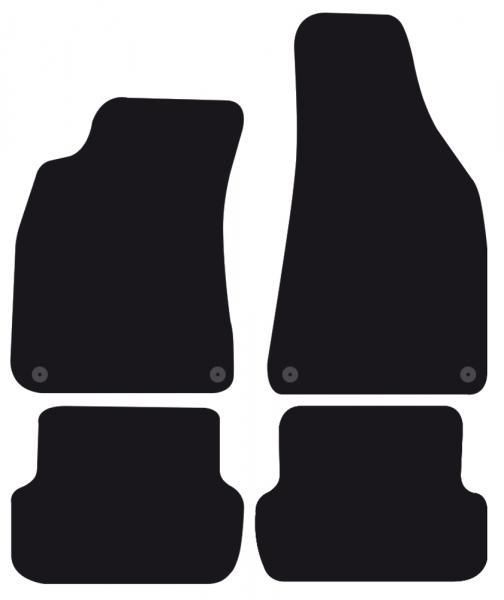 Cora Tailor carpet mats AUDI A4 4p. 01>07 ​​and Avant 01>08, A4 Cabrio 02>09