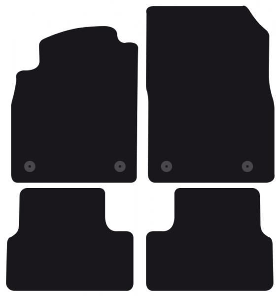 Alfombrillas Cora Tailor para CHEVROLET Cruze 4/5p. y SW 09>12, 12> - OPEL Astra J 3/4/5p. y SW 09>