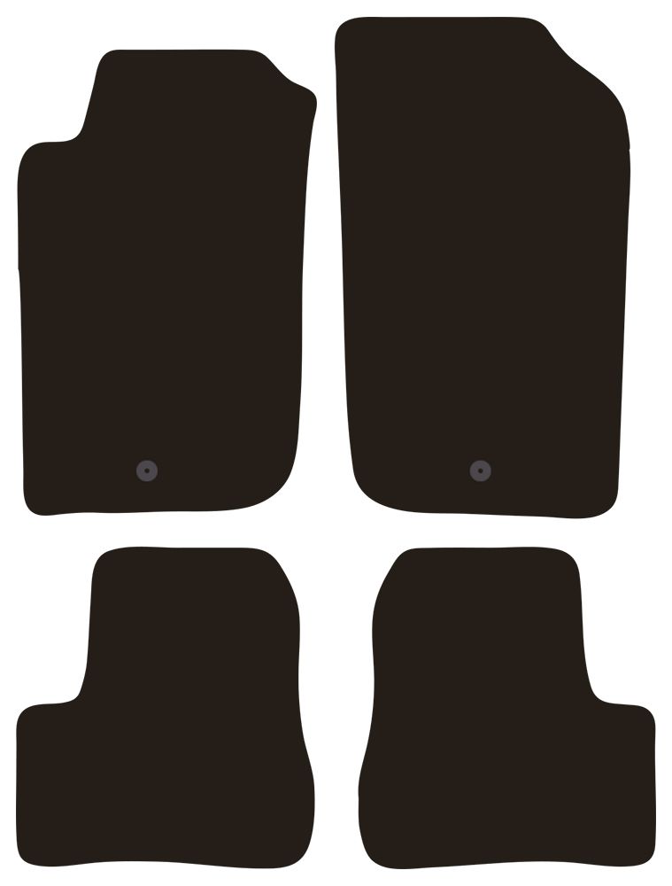 Cora Carpet mats Tailor PEUGEOT 206 3/5p. and SW 98>