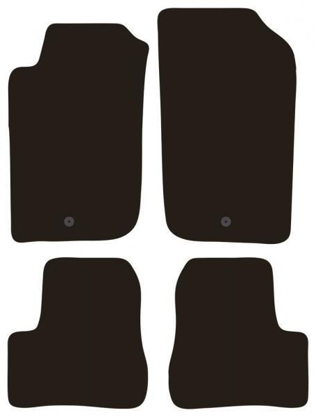 Cora Carpet mats Tailor PEUGEOT 206 3/5p. and SW 98>