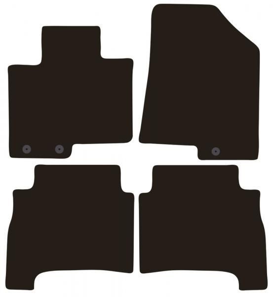 Cora Carpets Maßgeschneiderter KIA Sorento 09>12 5-Sitzer