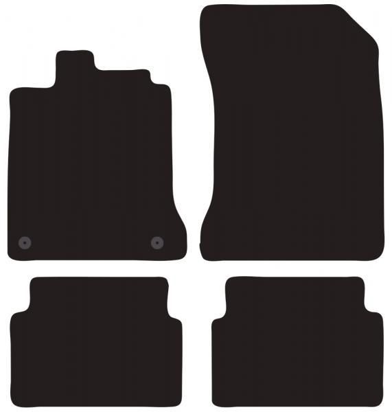 Cora Carpet mats Tailor RENAULT Laguna III 5p. and SW 07>13, 13>