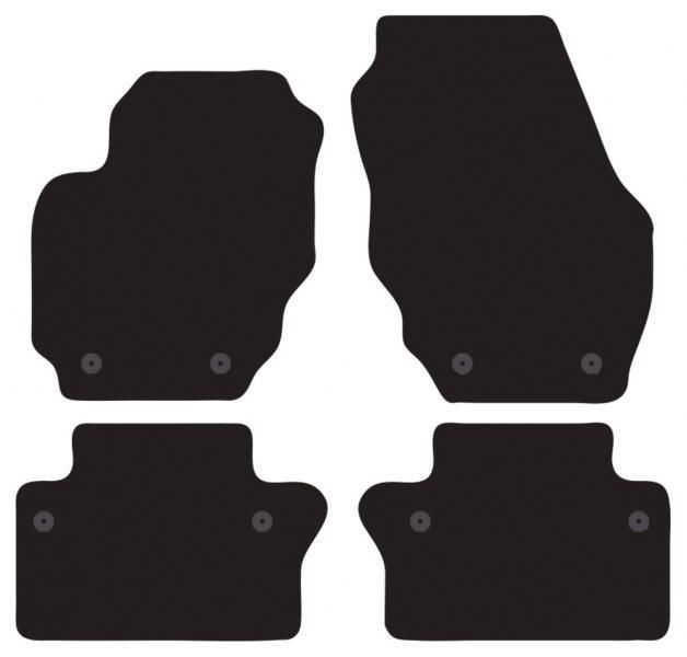 Alfombrillas Cora Tailor para VOLVO S80 06>, V70/XC70 07>