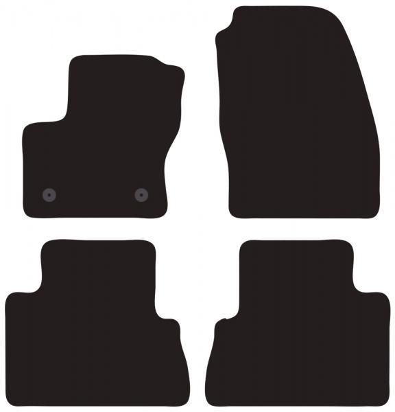 Cora Tailor Fußmatten für FORD C-Max II 12>15