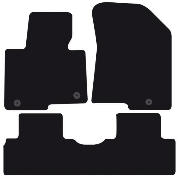 Cora Carpet Mats Tailor KIA Carens 13>