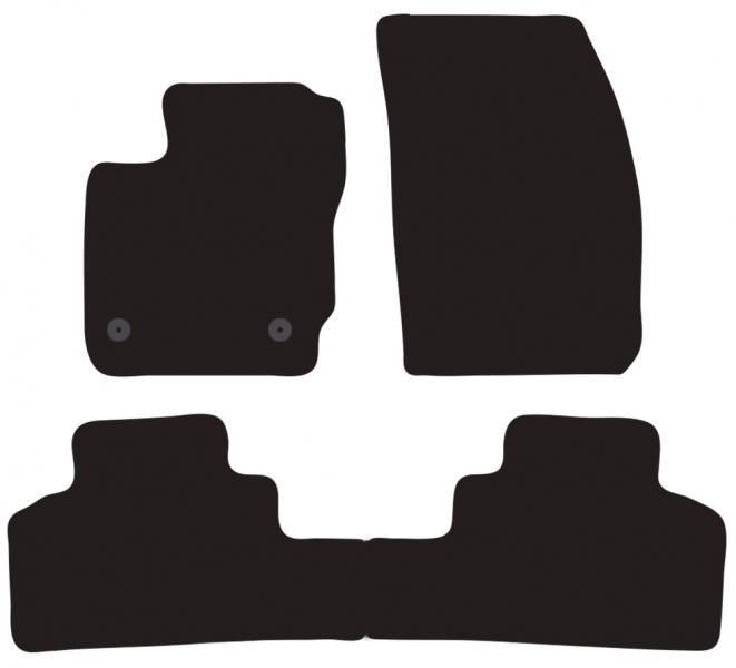 Alfombrillas Cora a medida para FORD Tourneo Courier 14>18, 18>