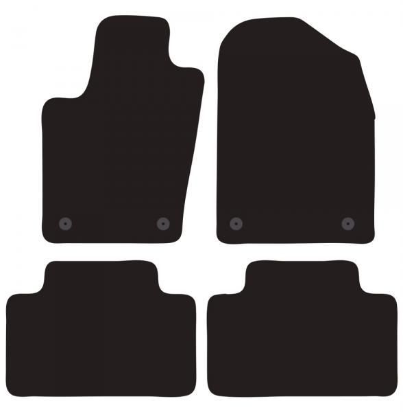 Cora Tailor Fußmatten für Jeep Grand Cherokee (13>16)