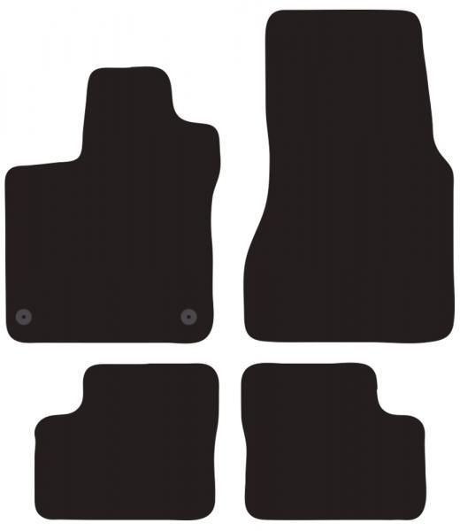 Cora Tailor Carpet Mats RENAULT Twingo III 14>19, 19> - SMART Forfour 14>19, 19>