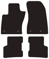 Alfombras Cora Tailor JEEP Renegade 14>18 (distancia de punto fijo lado de paso = 20 cm)
