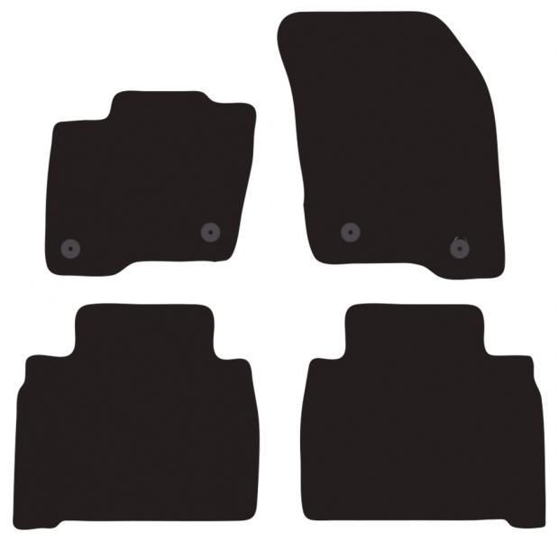 Cora Carpets – Maßgeschneiderte 5-Sitzer für Ford Galaxy/S-Max (Modelljahre 2015–2019, ab 2019)