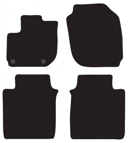 Cora Tailor Fußmatten für HONDA HR-V 15>18, 18> - Jazz 15>20
