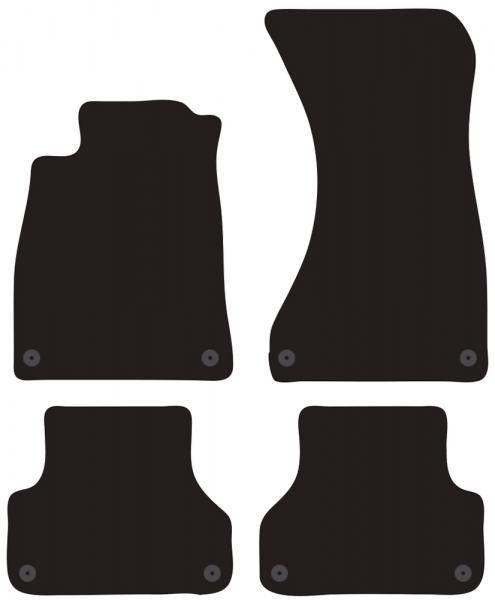 Cora Tailor Fußmatten für AUDI A4 4-Sitzer und Avant 15>19, 19>