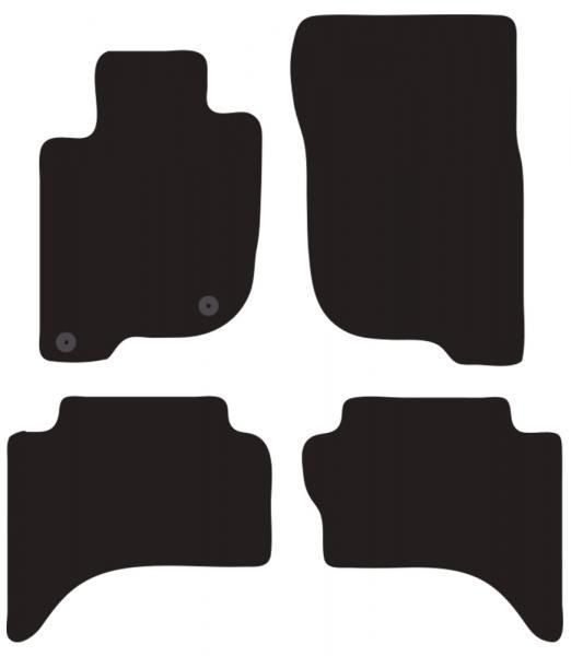 Alfombrillas Cora Tailor para FIAT Fullback 16> - MITSUBISHI L200 4p. 15>19, 19>