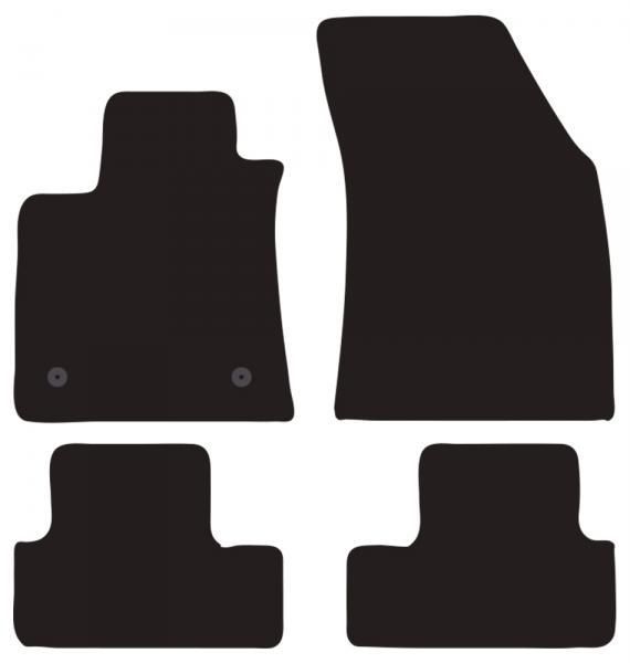 Alfombrillas Cora Tailor para RENAULT Megane IV 5p. y SW 16>20, 20> - Megane Grand Coupé 17>