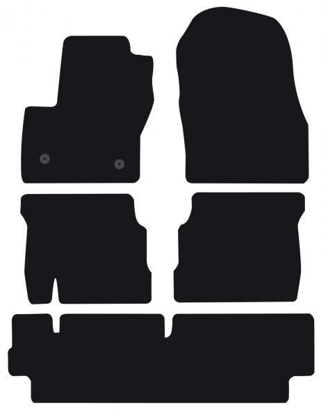 Cora Carpet Mats Tailor FORD Tourneo Connect 7 seats 13>22