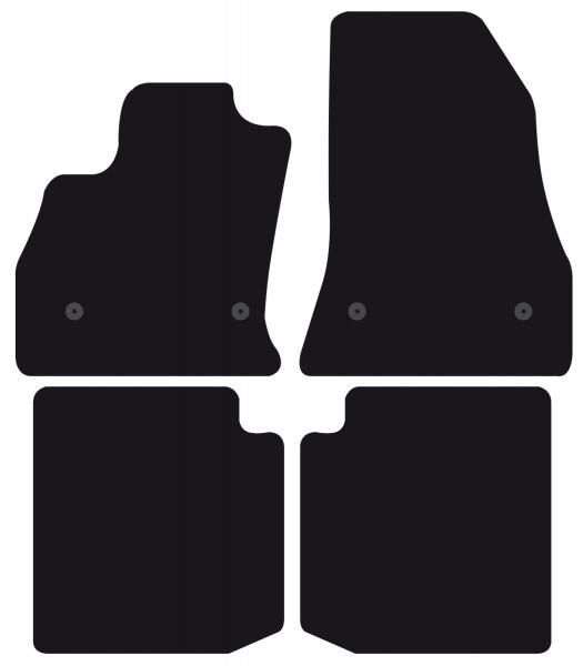 Cora Tailor carpet mats FIAT 500L 17>19, 19> - 500L Wagon 17>