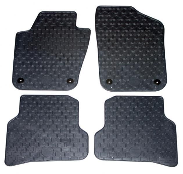 Cora Gummimatten für SEAT Ibiza 3-Türer ab 08, Ibiza 5-Türer ab 08 und ST SW ab 10 - VOLKSWAGEN Polo 3/5-Türer ab 09 und 17
