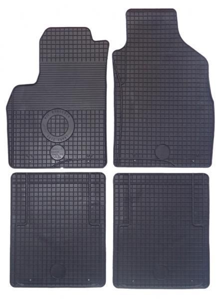Alfombrillas de goma Cora FIAT 500 07>, Panda II 03>/Panda classic, Panda III 12> - FORD Ka 08>16