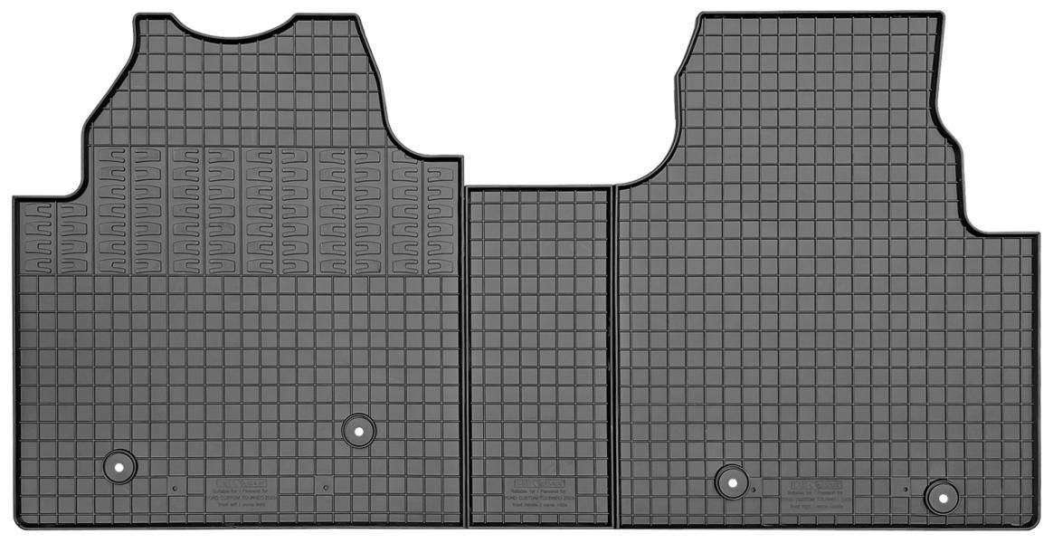 Alfombrillas de goma delanteras Cora FORD Tourneo Custom 23> (delanteras)