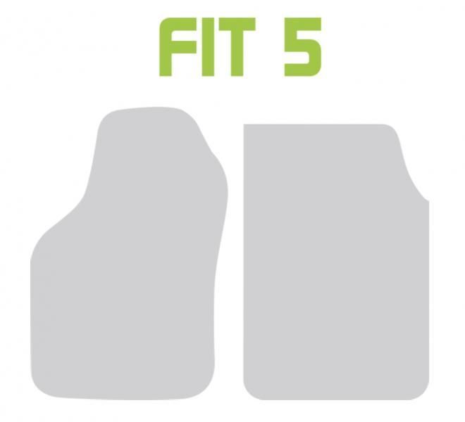 Alfombrillas de goma delanteras Cora Rubberfit FIT5