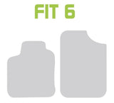 Alfombrillas de goma delanteras Cora Rubberfit FIT6