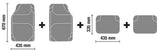 Cora Set mit 4 PVC-Teppichen
