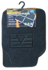 Cora Set 4 tappeti moquette Moquettemats antracite modello A