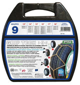 Cadenas de nieve Cora Grip Tech de 9 mm, grupo 9