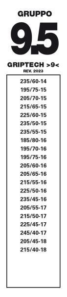 Cora Catene neve Grip Tech 9 mm gruppo 9,5