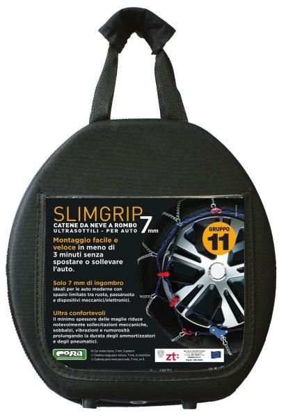 Cora Slimgrip 7mm Schneeketten, Gruppe 11
