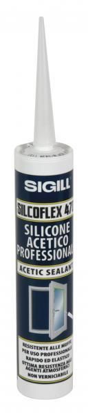 Sigill Acetic Silicone Silcoflex 470 Schwarz 280 ml