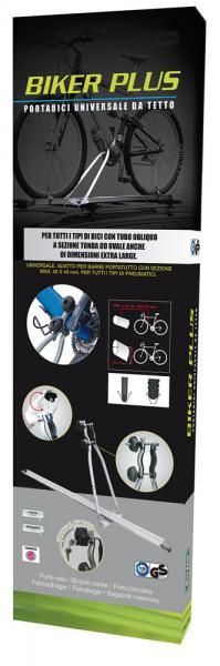 Cora Portabici da tetto Biker Plus