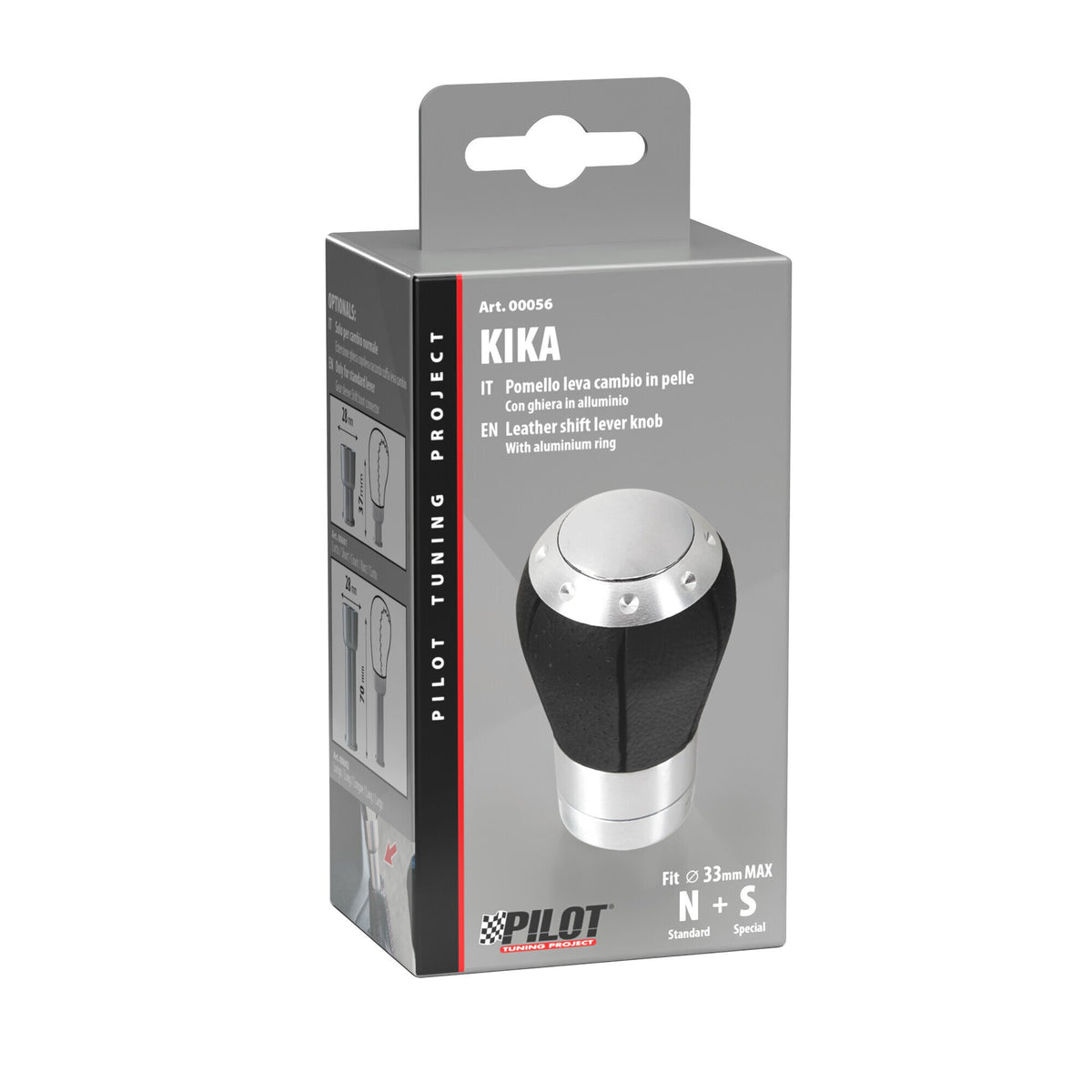 Pilot Kika - Pomello leva cambio - Nero