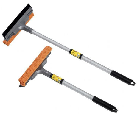 Cora Glasreiniger mit teleskopierbarem Aluminiumgriff