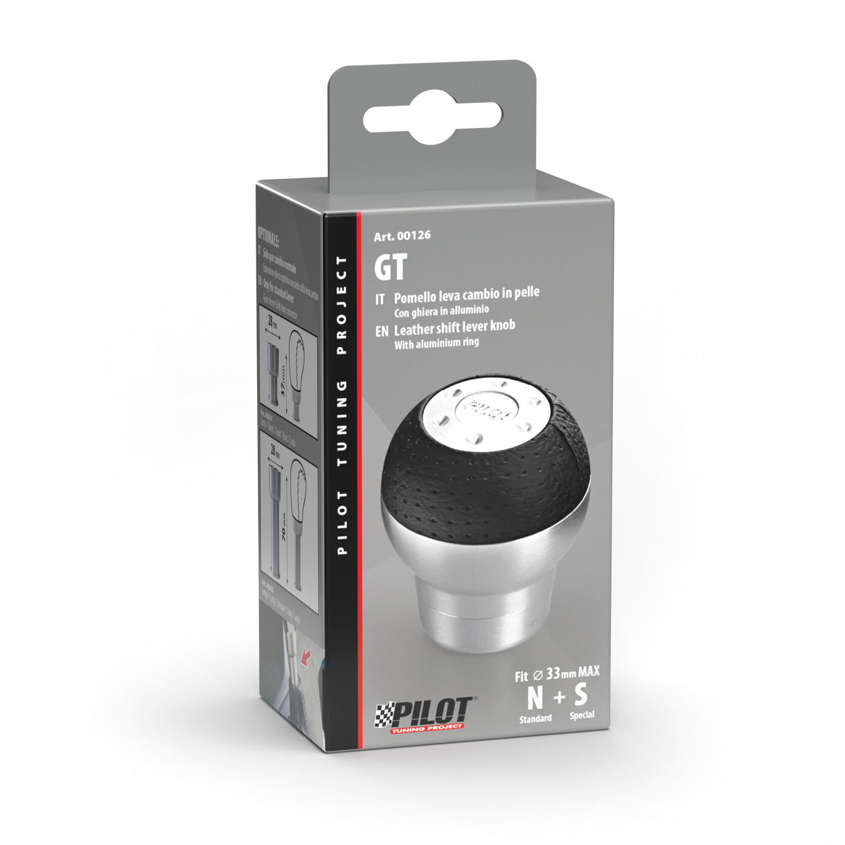 Pilot GT - Pomello leva cambio - Nero