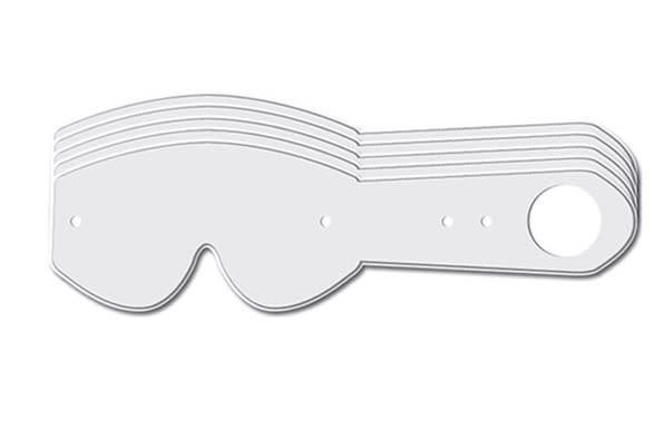 Progrip Tear Off Trasparente 3278 per Maschera 3205 - 10 Pezzi
