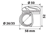 Lampa Power-Knob, pomello palmare per volanti 00142