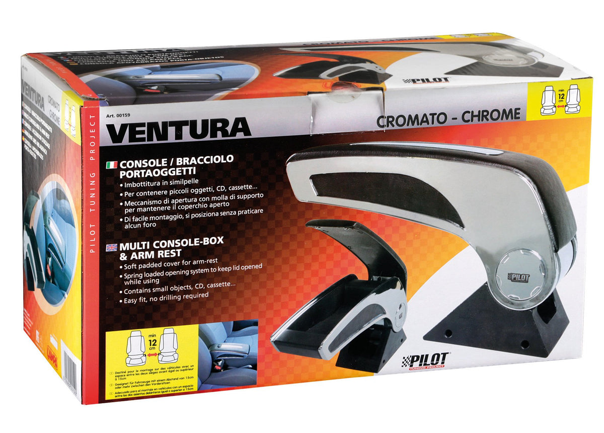 Lampa Ventura, bracciolo portaoggetti - Cromo 00159