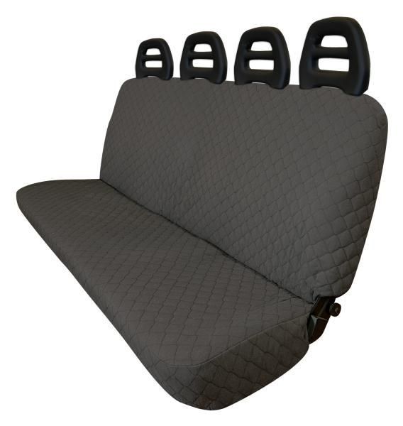 Fundas universales para asientos traseros de furgoneta Cora de 4 plazas, color antracita