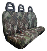 Cora Van Seat Covers Size SP23 Camouflage Quilted Polyester Fabric