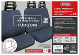 Fundas de asiento para furgoneta Cora, talla SP23, tela de algodón acolchada Air Force