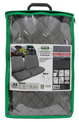 Fundas de asiento para furgoneta Cora, talla SP23, tela de algodón acolchada gris