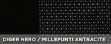 Cora Coprisedile auto lato guida per furgoni SP24/SP25 tessuto misto cotone nero
