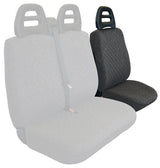 Funda de asiento de conductor Cora para furgonetas SP24/SP25, algodón acolchado color antracita