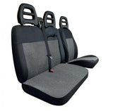 Cora Van Seat Covers, Size SP25, Black Cotton Blend