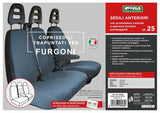 Fundas de asiento para furgoneta Cora, tamaño SP25, tela de algodón acolchada Air Force