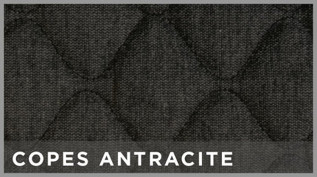 Cora Van Seat Covers, Size SP25, Anthracite Quilted Cotton Fabric