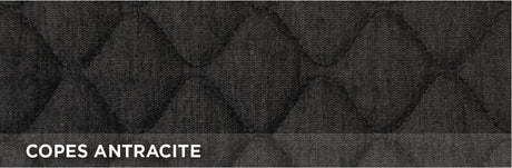 Cora Van Seat Covers, Size SP27, Anthracite Quilted Cotton Fabric