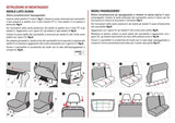 Fundas de asiento para furgoneta Cora, talla SP28, asiento completo, tela de poliéster negra